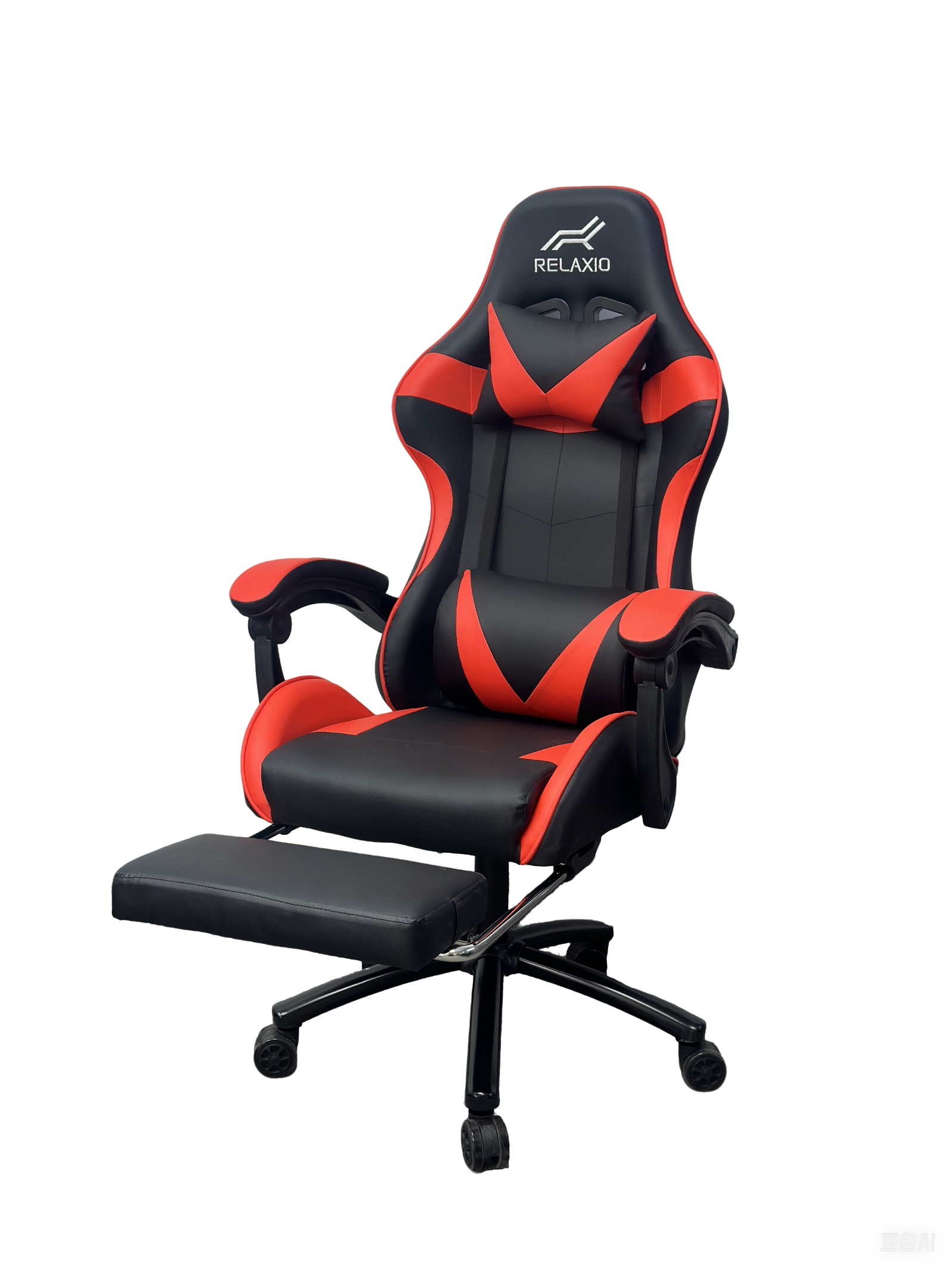 Gaming Chair With Headrest and Foot Rest - Pink